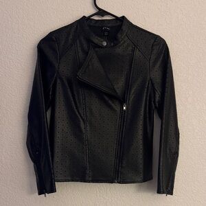 art class Black Perforated Kids Jacket